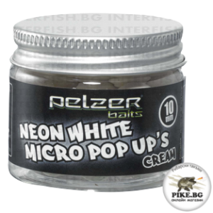 POP UPS Neon Micro Pelzer Cream - White