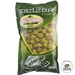 Пелети за кука Pelzer Scopex - Vanille Yellow